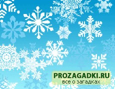 Загадки про снежинки
